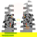 Light Grey | Youth - Adult C.C® Beanie Southwestern Pom Hats by Truly Contagious