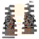 Taupe | Youth - Adult C.C® Beanie Southwestern Pom Hats by Truly Contagious