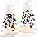 White | Youth - Adult C.C® Beanie Southwestern Pom Hats by Truly Contagious