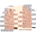 Indi Pink Confetti | Youth - Adult C.C® Beanie Cozy Confetti Cable Knit Skully Hats