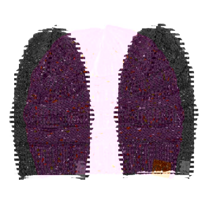 C.C® Beanie Cozy Confetti Cable Knit Skully Hats
