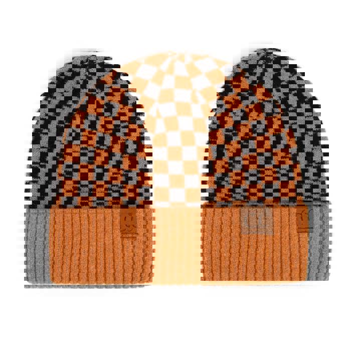 C.C® Beanie Check Pattern Hats by Truly Contagious
