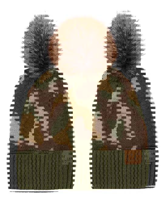 C.C® Beanie Chenille Abstract Print Hats by Truly Contagious