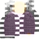 Monaco C.C® Beanie Cable-Knit Pom Accessories Hats for Gifts, Women, Teens Girls by Truly Contagious