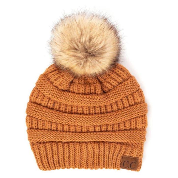 C.C® Beanie Cable-Knit Pom Accessories Hats for Gifts, Women, Teens Girls by Truly Contagious