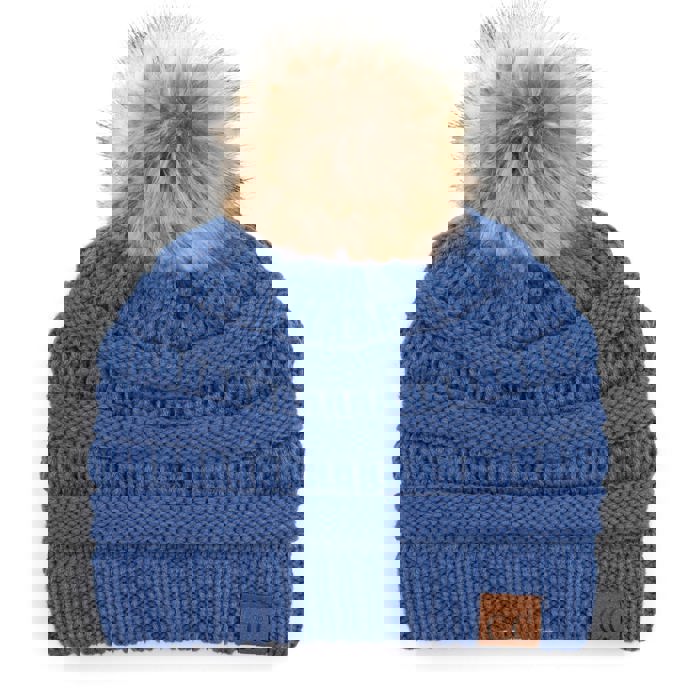 C.C® Beanie Cable-Knit Pom Accessories Hats for Gifts, Women, Teens Girls by Truly Contagious