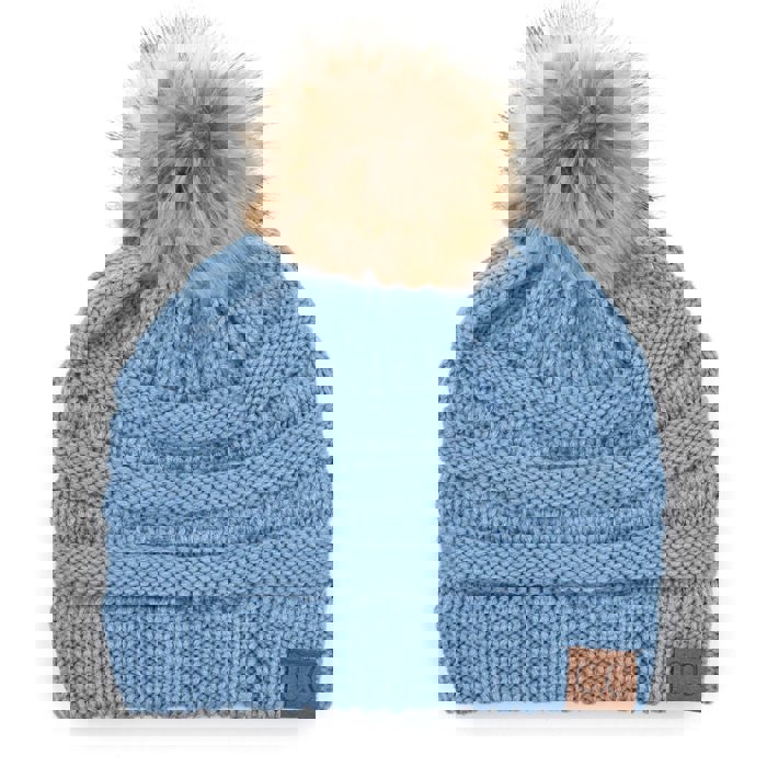 C.C® Beanie Cable-Knit Pom Accessories Hats for Gifts, Women, Teens Girls by Truly Contagious