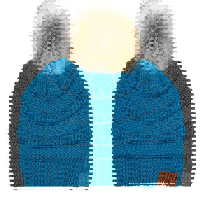 C.C® Beanie Cable-Knit Pom Accessories Hats for Gifts, Women, Teens Girls by Truly Contagious