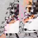 - Stripe 2 Ultra Soft Printed Leggings w/ Stripe (New Mix)