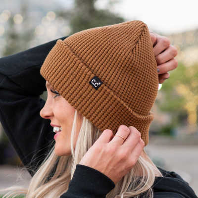 C.C® Beanie Waffle Knit by Truly Contagious