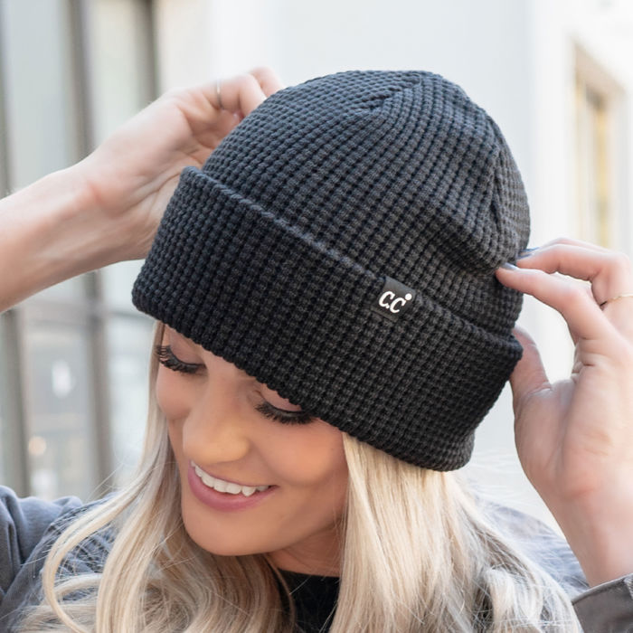 C.C® Beanie Waffle Knit by Truly Contagious