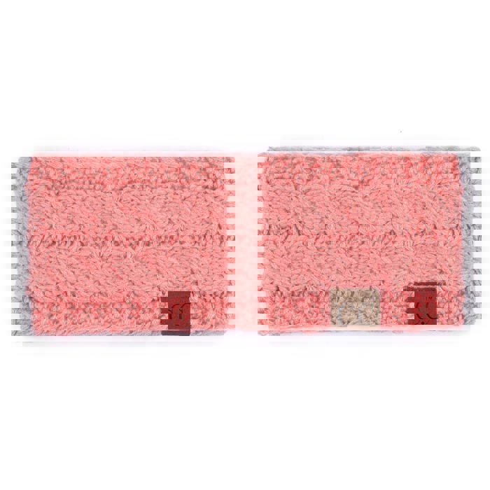 C.C® Beanie Cable-Knit Lined Head Wrap for Women Hair Accessories by Truly Contagious