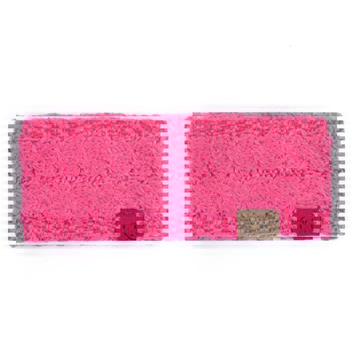 C.C® Beanie Cable-Knit Lined Head Wrap for Women Hair Accessories by Truly Contagious