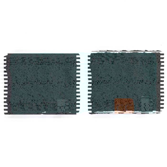 C.C® Beanie Cable-Knit Lined Head Wrap for Women Hair Accessories by Truly Contagious