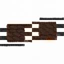 Brown C.C® Confetti Metallic Lined Head Wrap for Women Teen by Truly Contagious