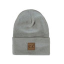 Natural Grey C.C® Beanie Unisex Adventure Fashion Hats by Truly Contagious