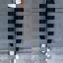Small-Large (Pant Size 0-9) Long - Black Truly Contagious Premium Stretch Soft High Waisted Jeggings for Women - Denim Leggings - Cotton Stretch Blend - Long