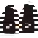 Black - Ages 1-5 C.C® Kids Beanie Unisex Ribbed Hats Accessories, Ages 1-5 by Truly Contagious