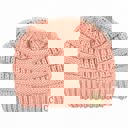 Indi Pink - Ages 1-5 C.C® Kids BeanieUnisex Cable Knit Skully Hats, Ages 1 - 5 by Truly Contagious