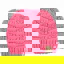 New Candy Pink - Ages 1-5 C.C® Kids BeanieUnisex Cable Knit Skully Hats, Ages 1 - 5 by Truly Contagious