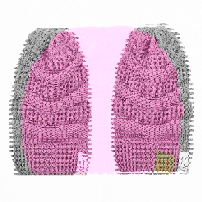 C.C® Kids BeanieUnisex Cable Knit Skully Hats, Ages 1 - 5 by Truly Contagious