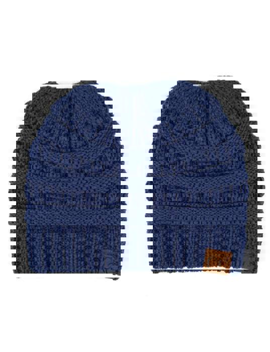 C.C® Women Messy Bun Ponytail Beanie Hats by Truly Contagious