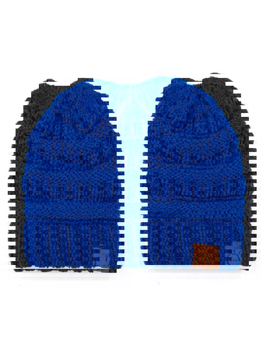 C.C® Women Messy Bun Ponytail Beanie Hats by Truly Contagious