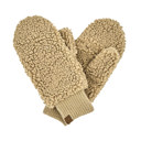 Dark Camel C.C® Soft Sherpa Accessible Mittens by Truly Contagious