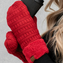  C.C® Mittens Sherpa Lined Accessories, Adult and Junior by Truly Contagious