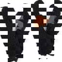 Black - ADULT (10" TOTAL) C.C® Mittens Sherpa Lined Accessories, Adult and Junior by Truly Contagious