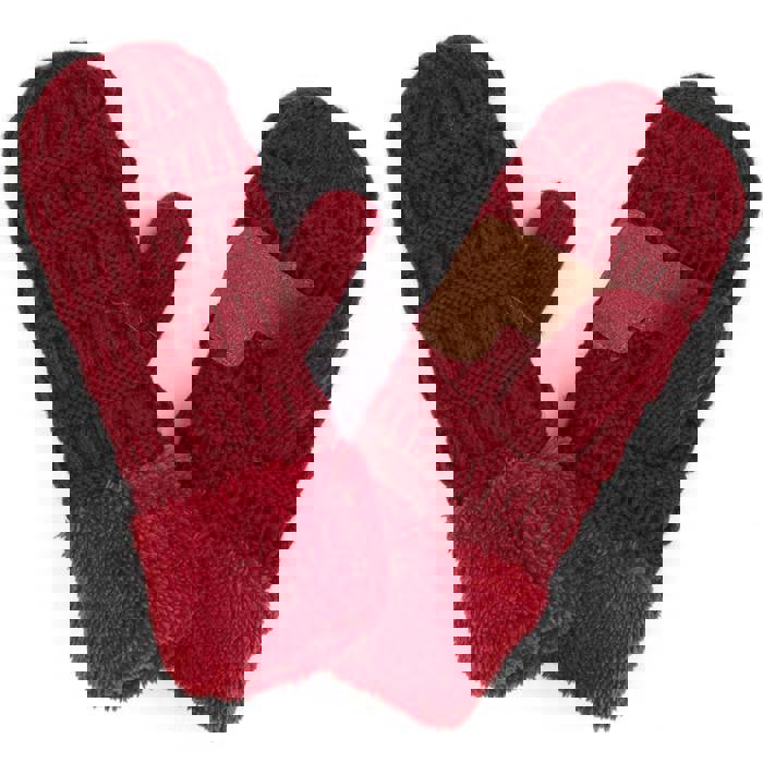 C.C® Mittens Sherpa Lined Accessories, Adult and Junior by Truly Contagious