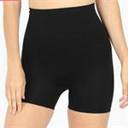 1X/2X (Pant Size 8-11) - Black Zenana Tummy Control Slip Short Leggings