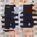Pant Size Small/Medium (0-4) - Navy Soft Luxury Pocket Shorts