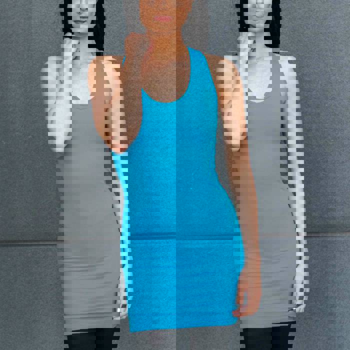 Truly Contagious Extra Long Layering Scoop or Racerback Tank, Two Sizes