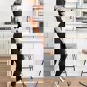 Large (Pant Size 8-10) - Black So Soft Brushed Set with Comfy Legging & Top