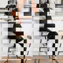 Medium (Pant Size 4-6) - Black So Soft Brushed Set with Comfy Legging & Top