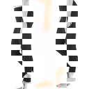 Black - One Size (Pant Size: 0-8) Flat Waist Soft Leggings