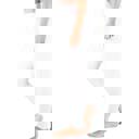 White - One Size (Pant Size: 0-8) Flat Waist Soft Leggings