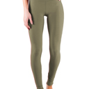 Olive - Pant Size 0-8 S-M Ultra Soft 5" Waist Tummy Control Leggings by Truly Contagious
