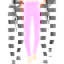 Fuchsia - One Size (Pant Size: 0-8) Ultra Soft 5" Waist Tummy Control Leggings by Truly Contagious
