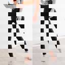 Black - Plus Size (Pant Size: 10-16) Ultra Soft 5" Waist Tummy Control Leggings by Truly Contagious