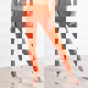Pumpkin - Plus Size (Pant Size: 10-16) Ultra Soft 5" Waist Tummy Control Leggings by Truly Contagious