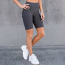 Charcoal - S/M Fits Pant Size 0-6 Cellulite Hiding High Waist Biker Shorts
