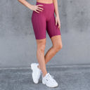 Mauve - L/XL Fits Pant Size 8-12 Cellulite Hiding High Waist Biker Shorts