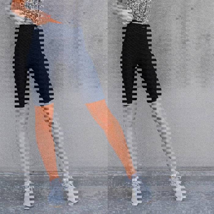 Cellulite Hiding High Waist Biker Shorts