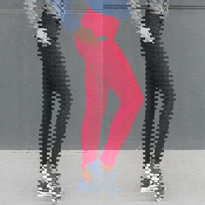 Cellulite Hiding Leggings with Cell Phone Pocket