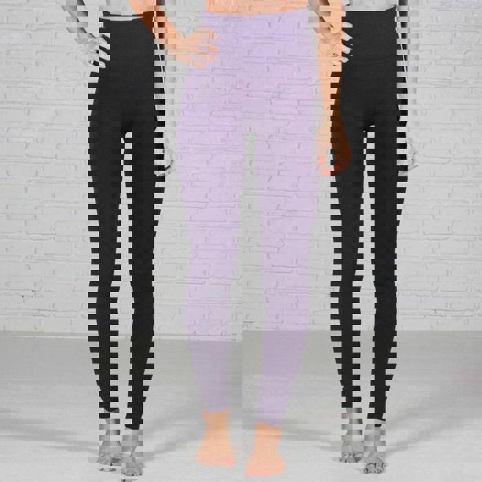 Tummy Control Fleece Lined Leggings Two Sizes Curvy Added