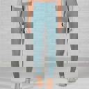 Sea Blue | Pant Size 0-13 Tummy Control Fleece Lined Leggings Two Sizes Curvy Added
