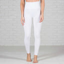 White | Pant Size 11-17 Tummy Control Fleece Lined Leggings Two Sizes Curvy Added