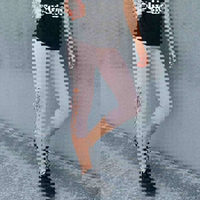 Ultra Soft Lace Up Crop Leggings